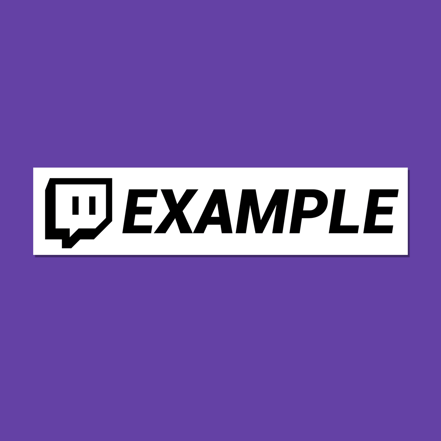 Custom Twitch Decal - Turbo Vinyl