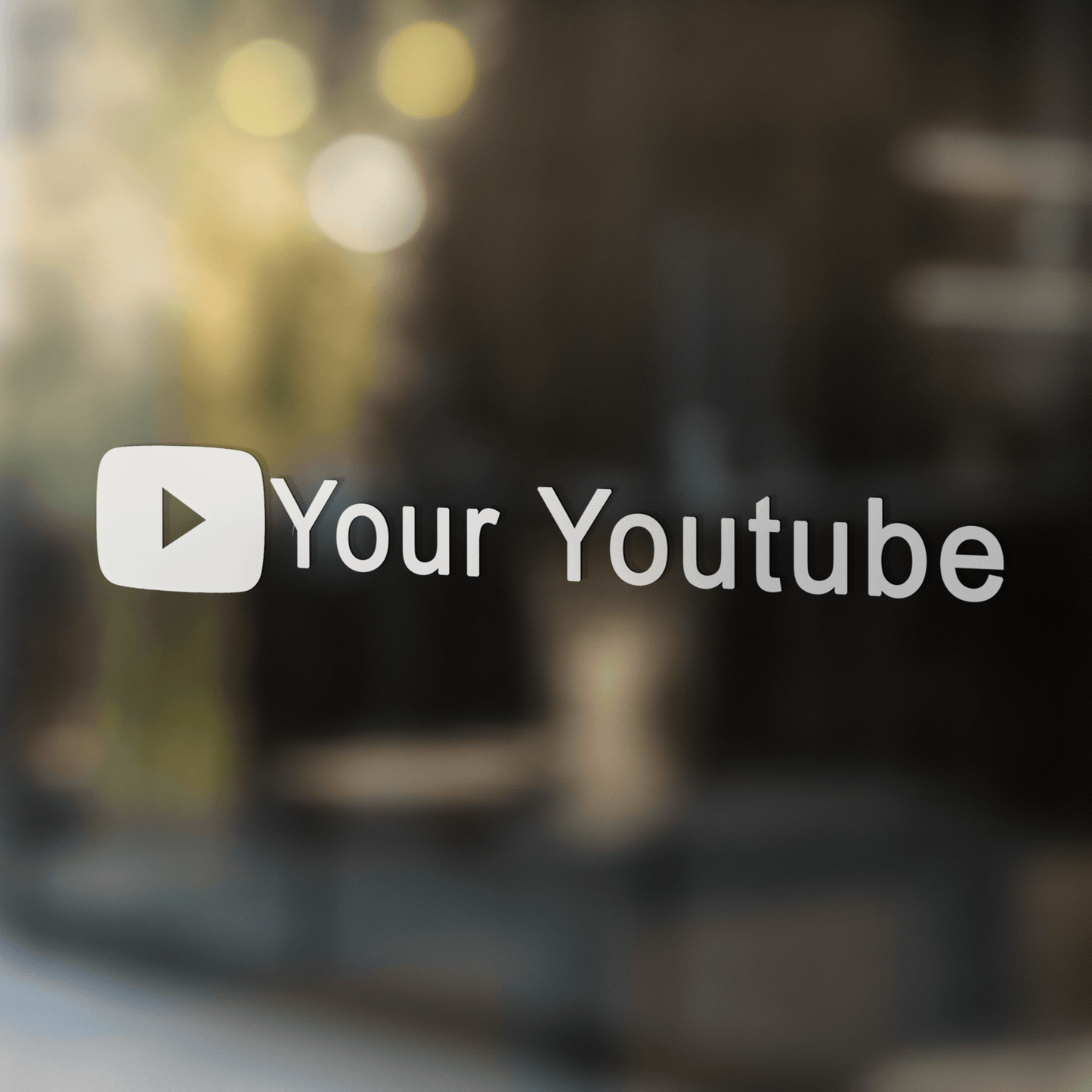 Custom Youtube Decal - Turbo Vinyl