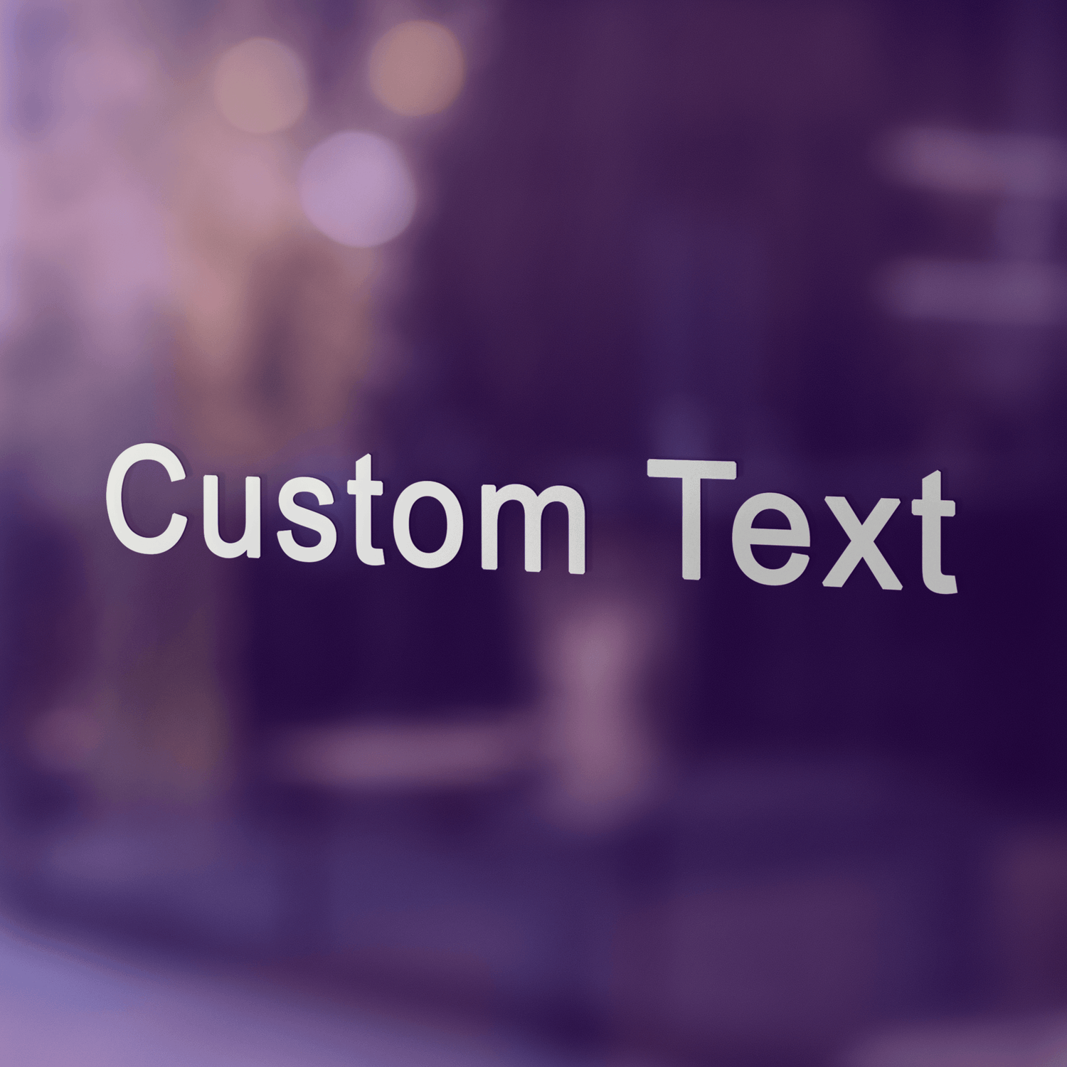 Custom Text Decals
