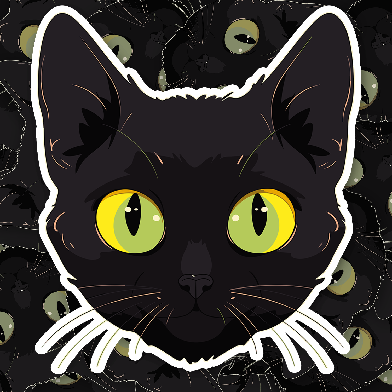 Bombay Cat Sticker - Turbo Vinyl