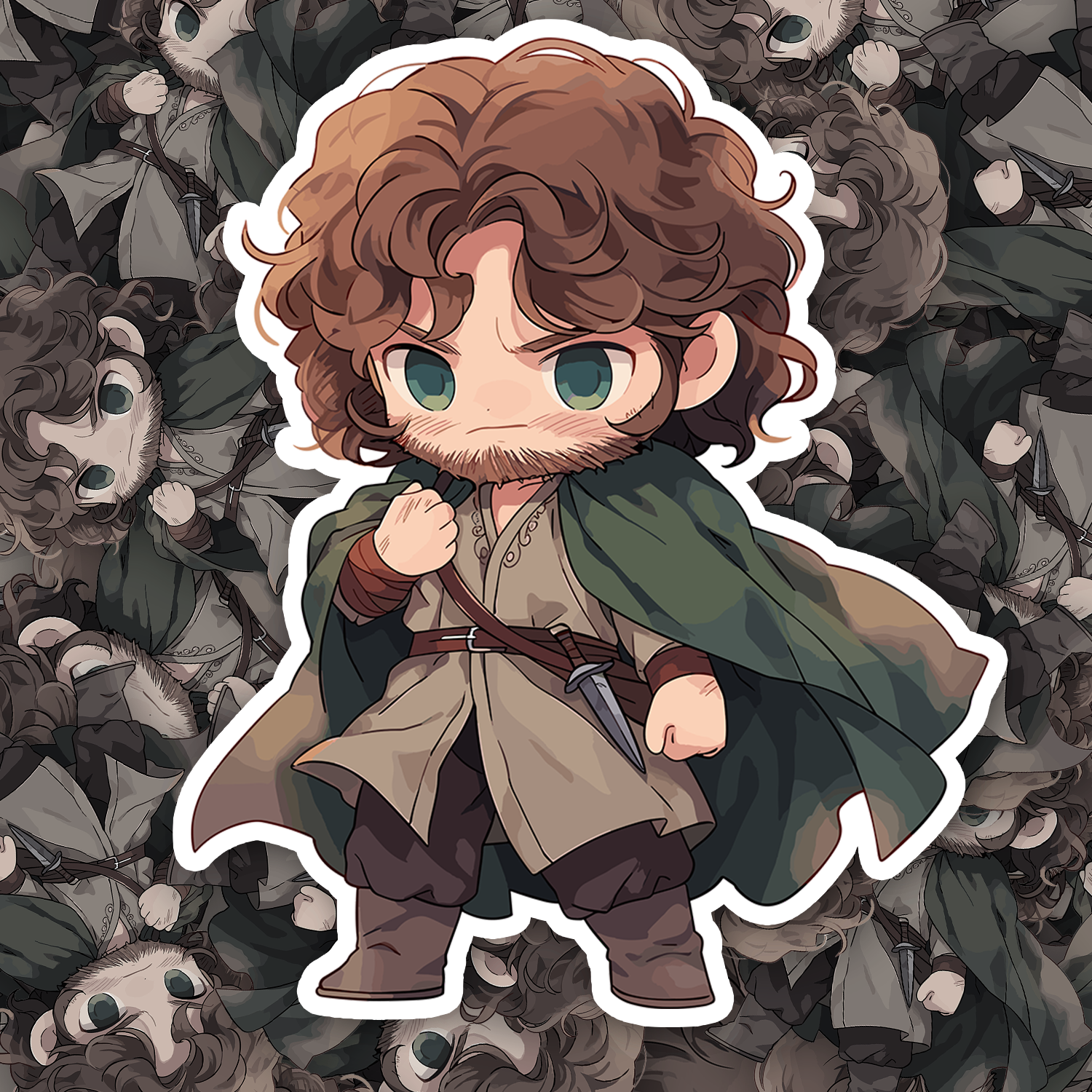 Chibi Sam Sticker - Fast & Free Shipping – Turbo Vinyl
