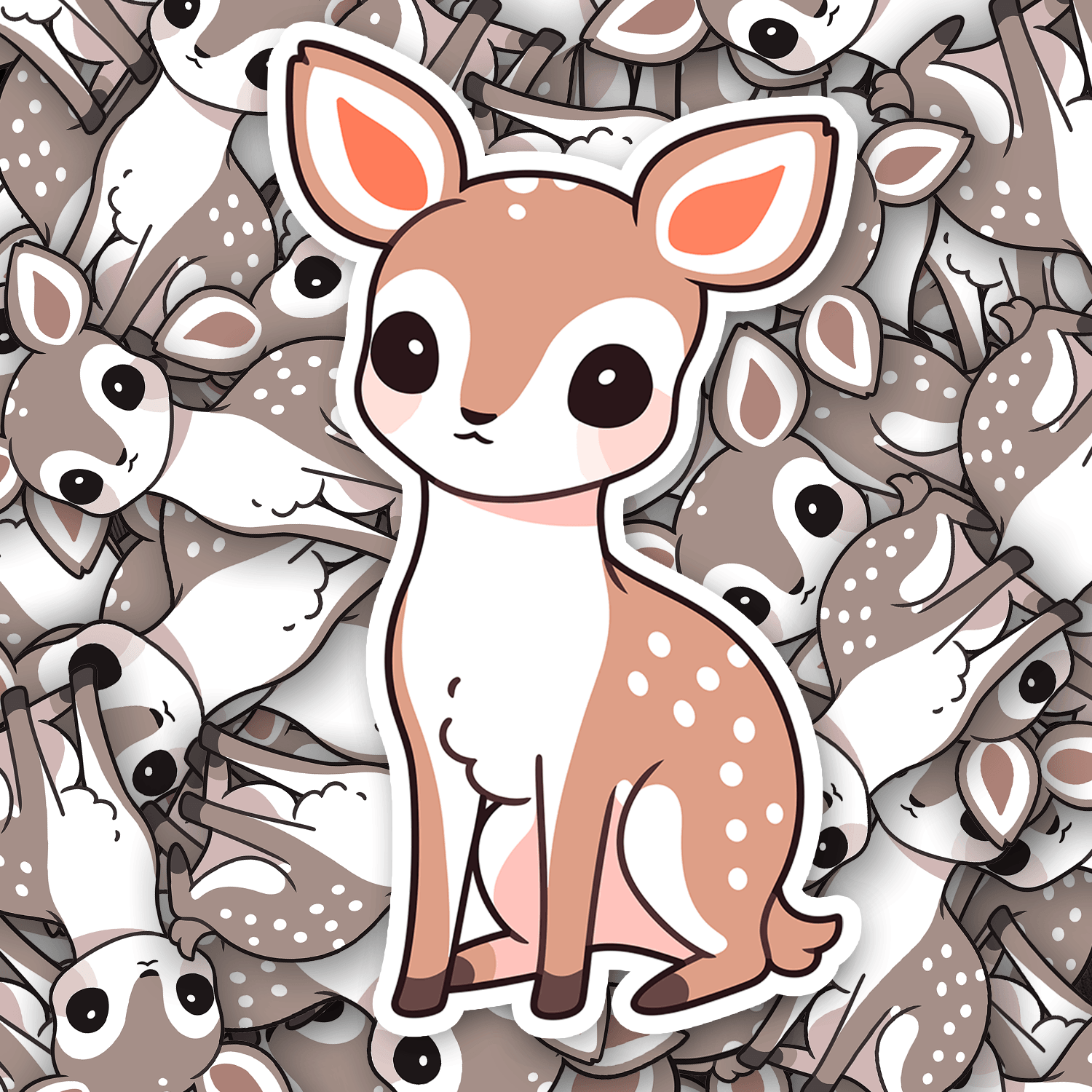 Cute Deer Sticker - Turbo Vinyl