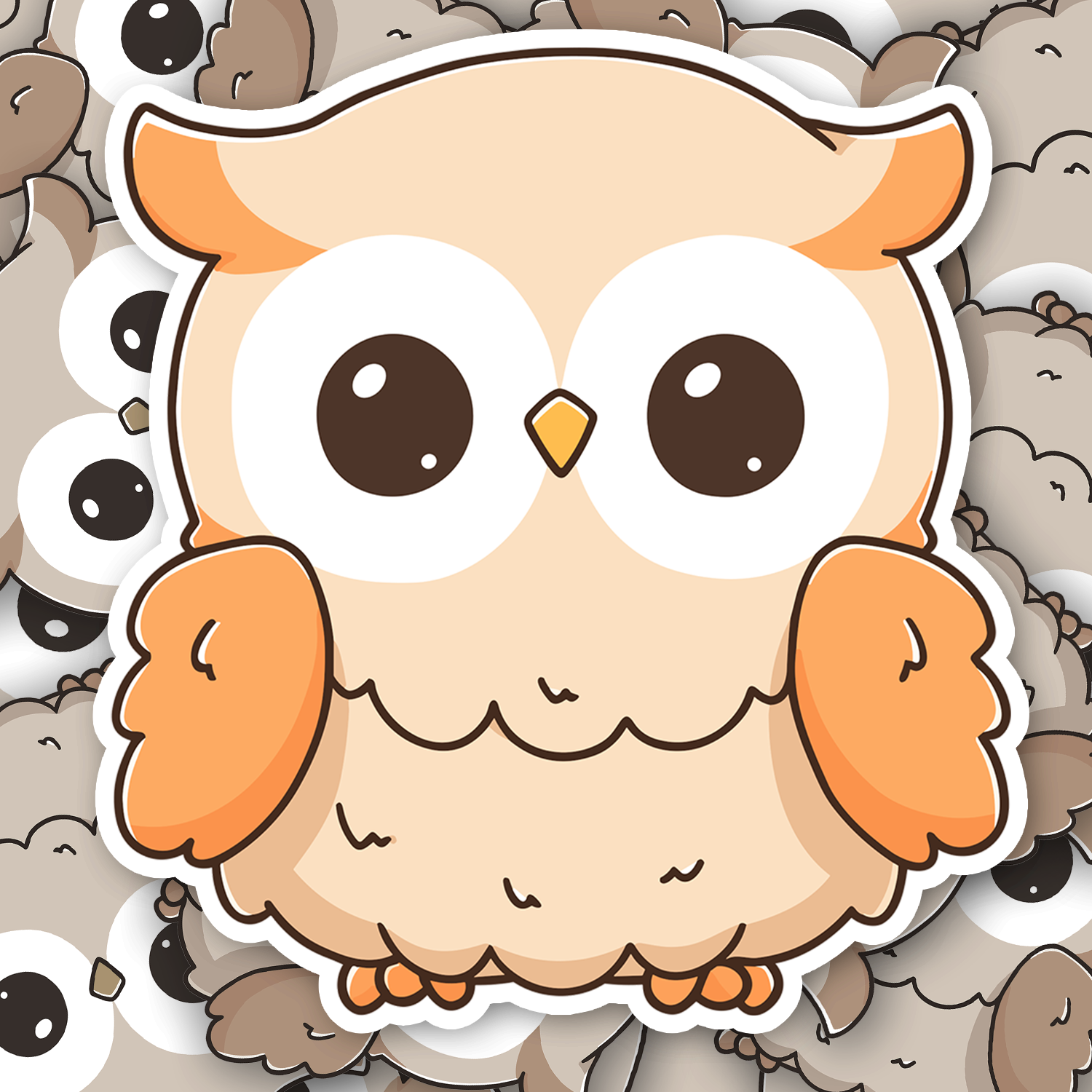 Cute Owl Sticker - Turbo Vinyl