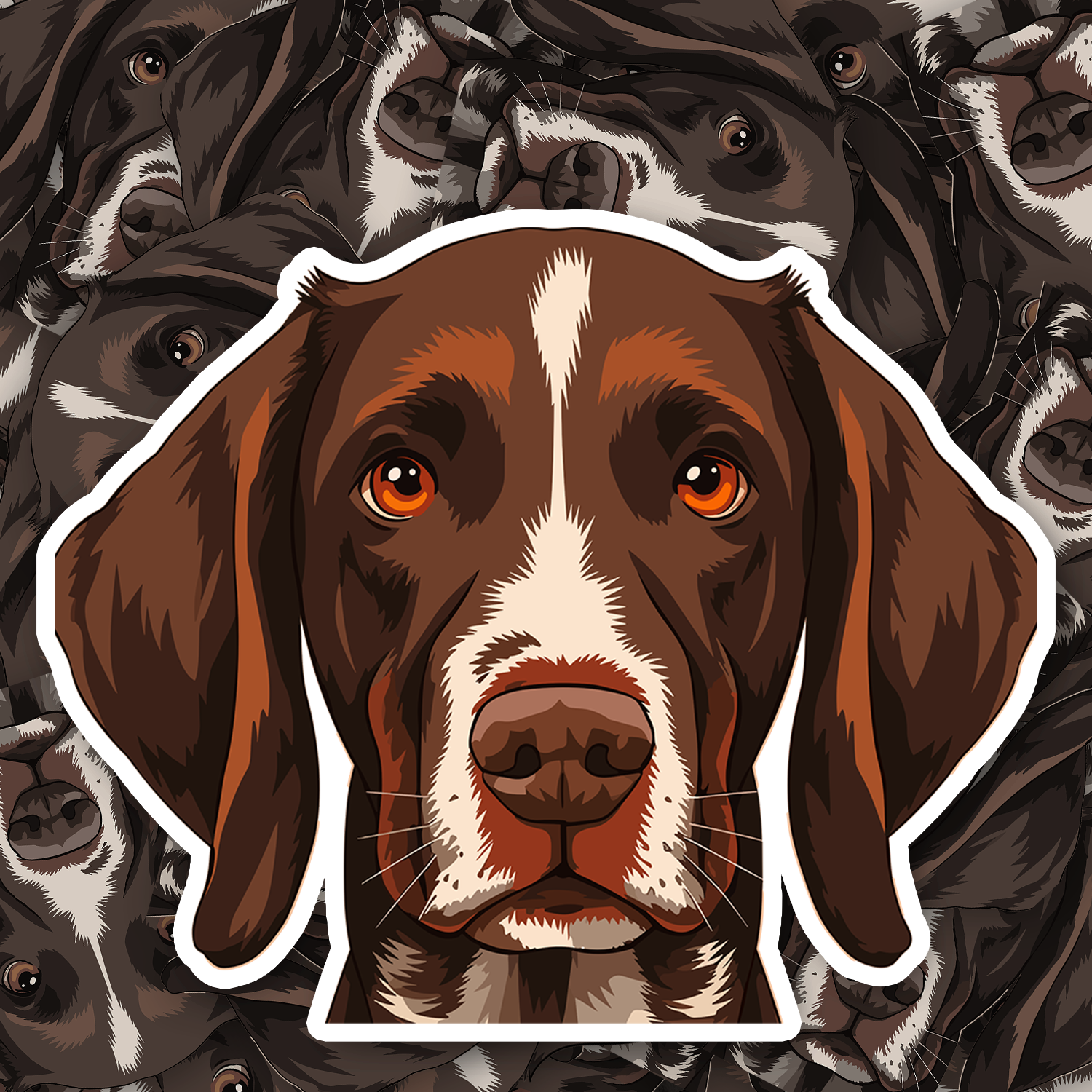 Pointer Dog Sticker - Fast & Free Shipping – Turbo Vinyl