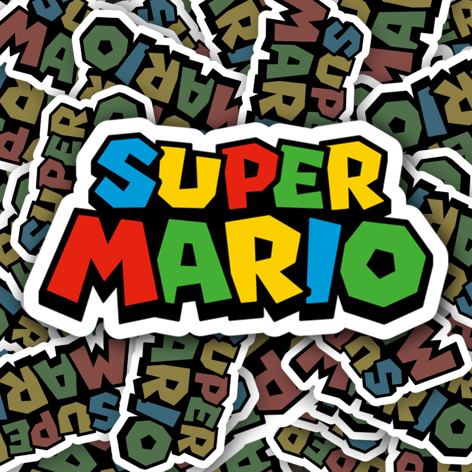 Super Mario Logo Sticker - Turbo Vinyl