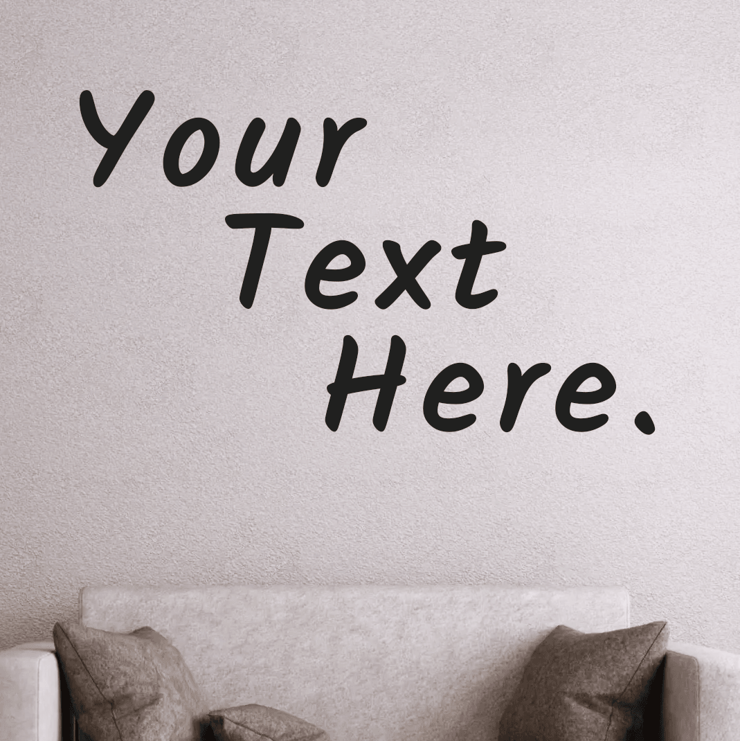 Custom Text Decals – Turbo Vinyl