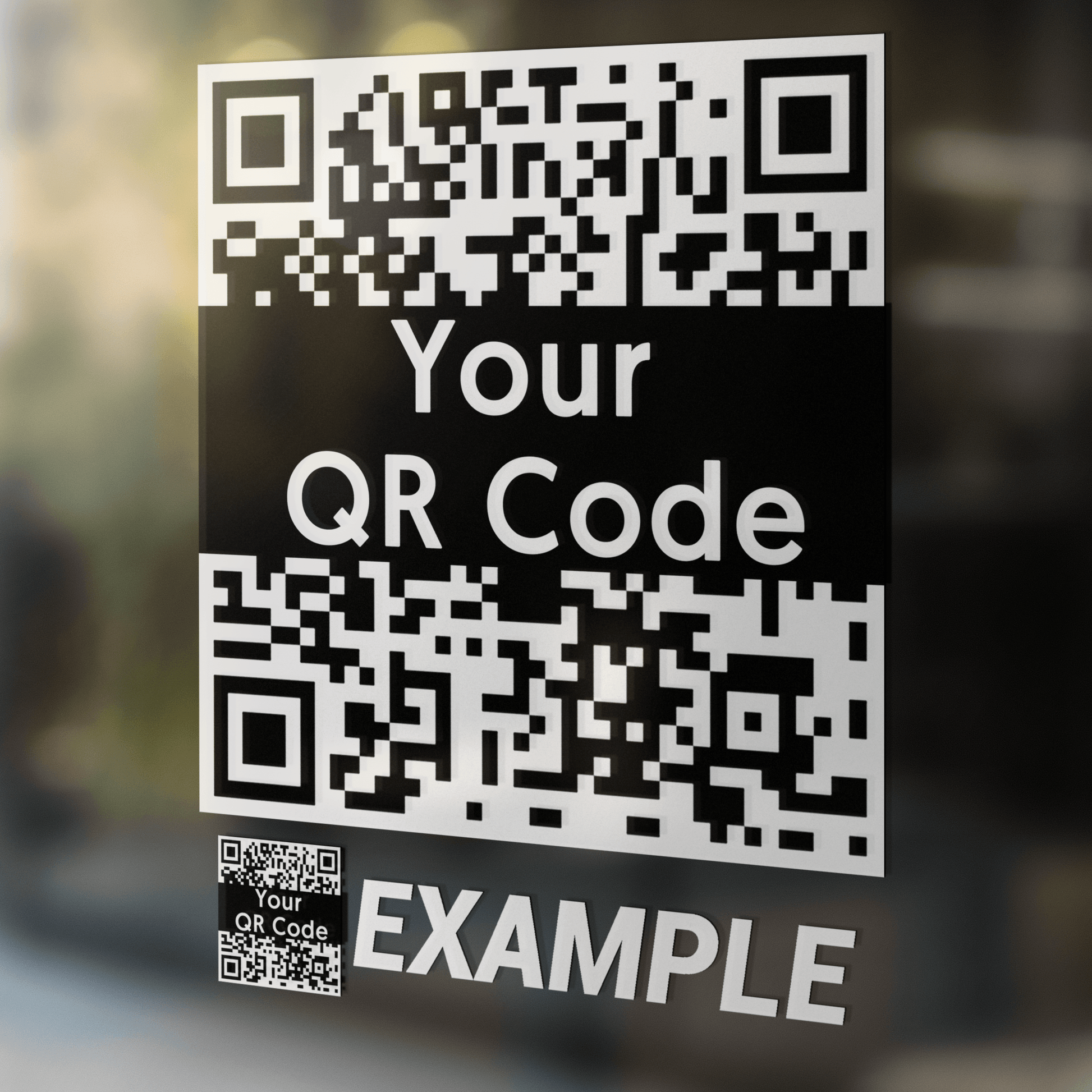 QR Code Large Decal - Turbo Vinyl