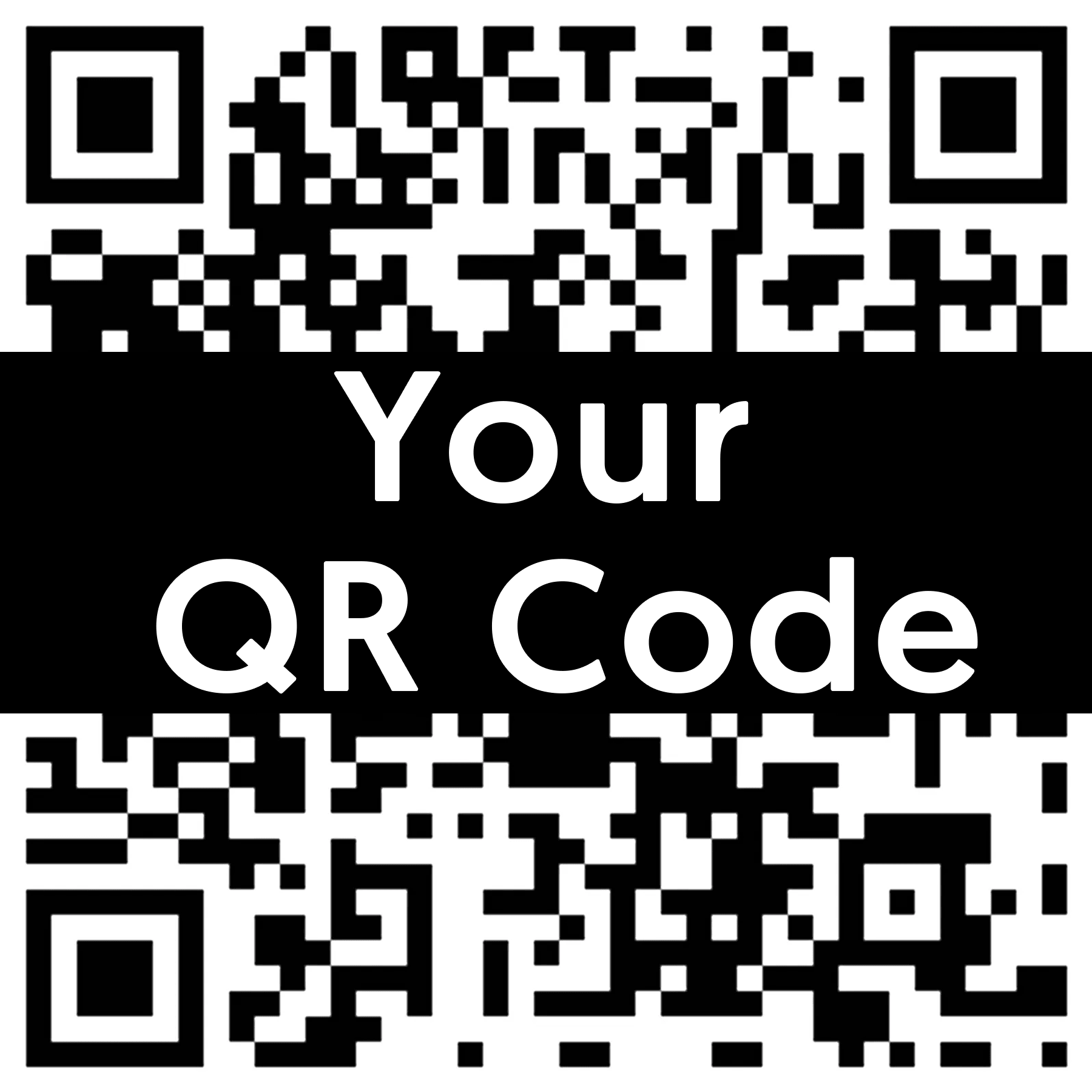 QR Code Large Decal – Turbo Vinyl